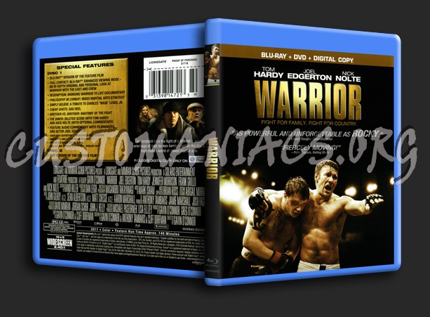 Warrior blu-ray cover