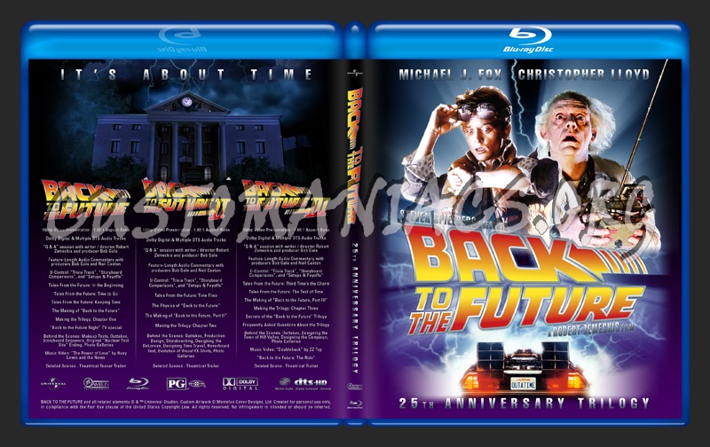 Back to the Future Trilogy blu-ray cover