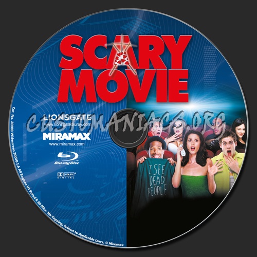 Scary Movie blu-ray label