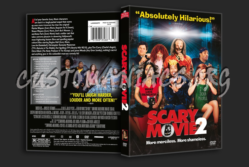 Scary Movie 2 dvd cover