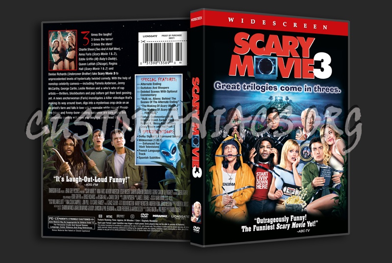 Scary Movie 3 dvd cover