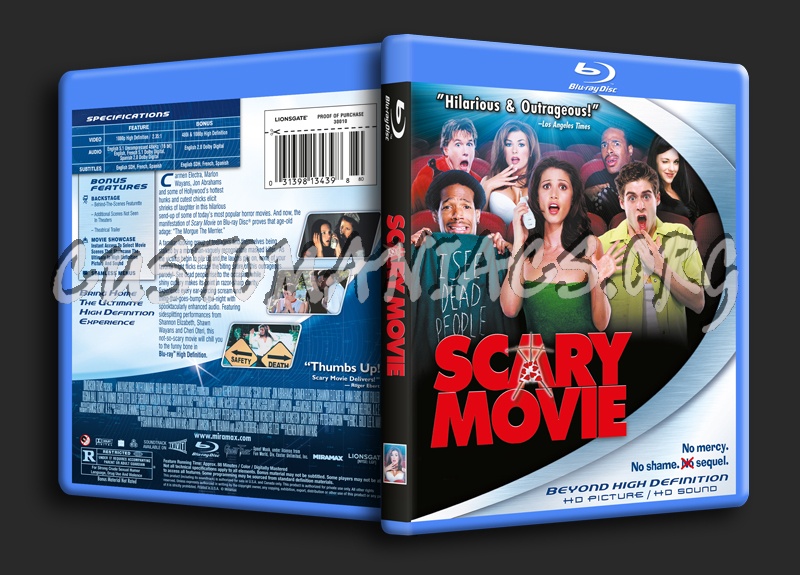 Scary Movie blu-ray cover