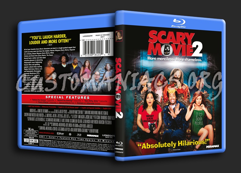 Scary Movie 2 blu-ray cover