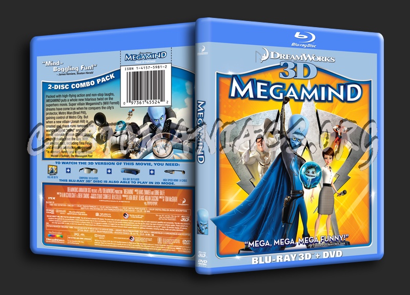 Megamind blu-ray cover