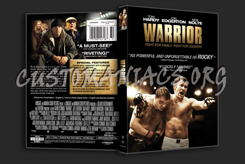 Warrior dvd cover