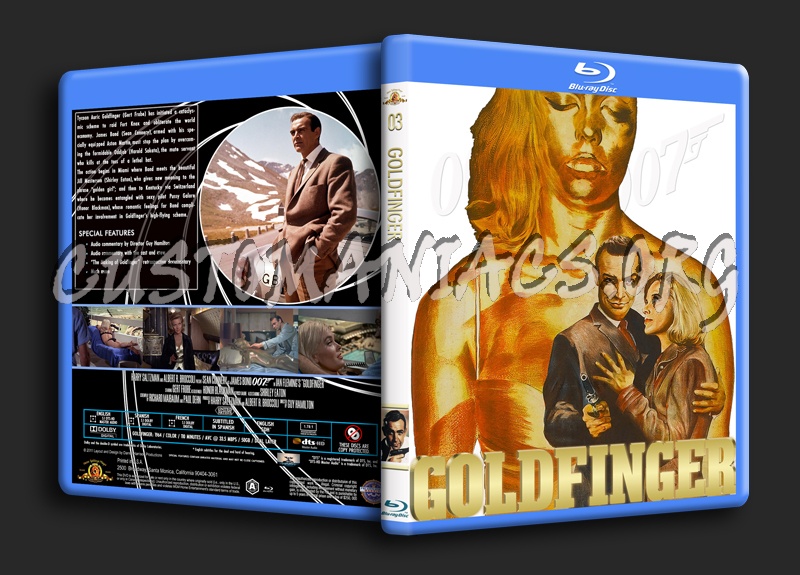 Goldfinger blu-ray cover