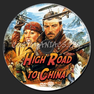 High Road to China dvd label