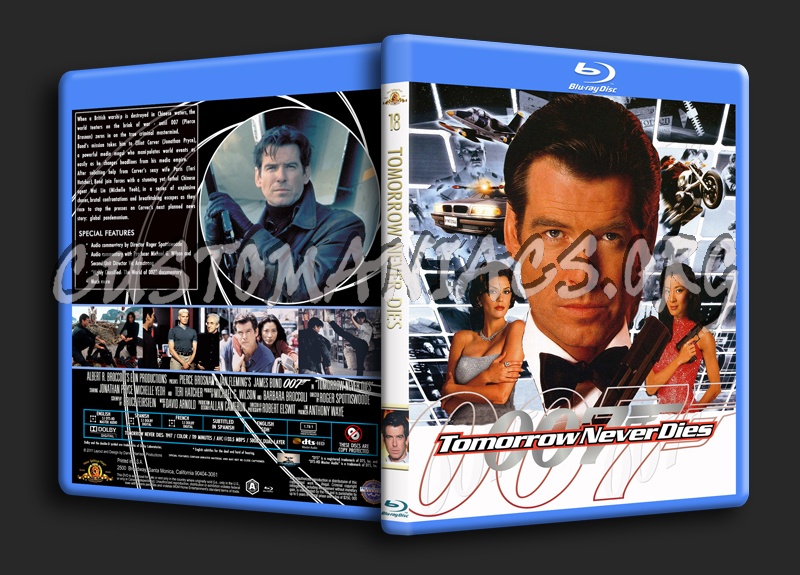 Tomorrow Never Dies blu-ray cover