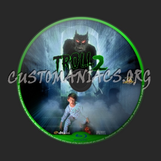 Troll 2 blu-ray label