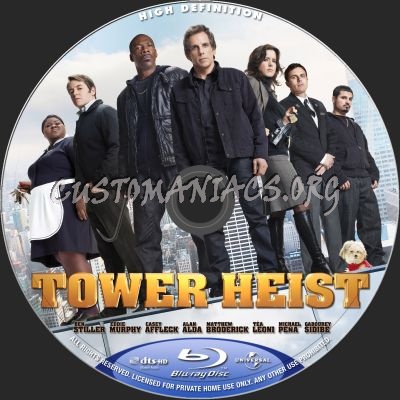 Tower Heist blu-ray label