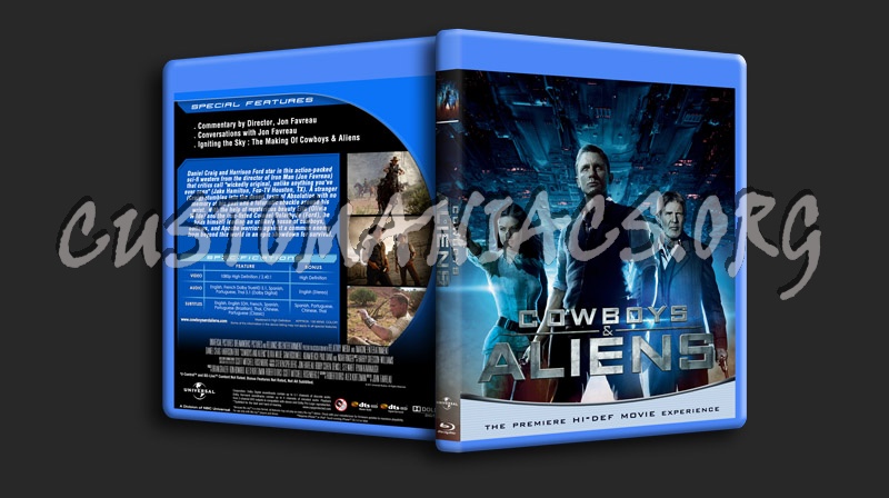 Cowboys & Aliens blu-ray cover