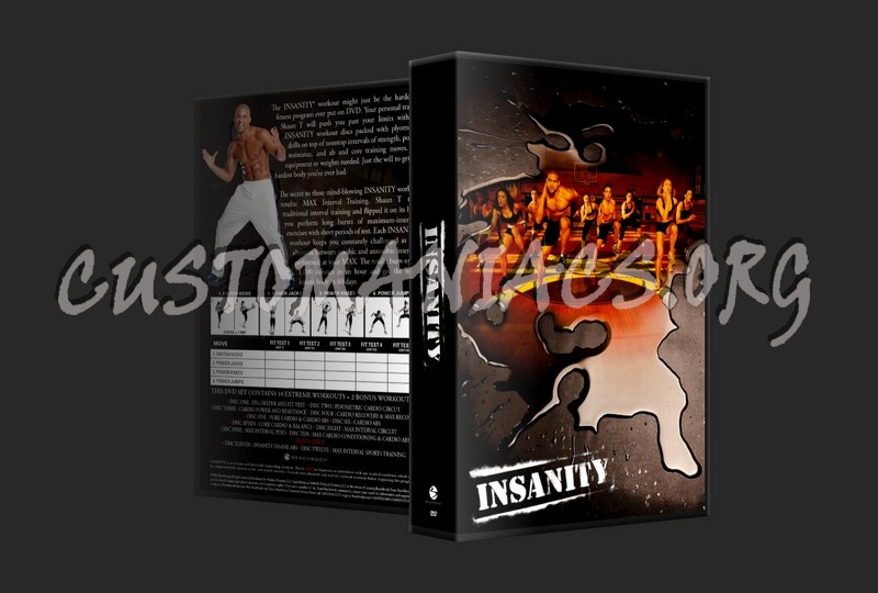Beachbody Insanity Workout dvd cover