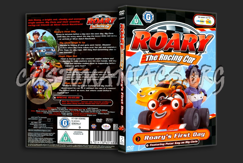 Roary The Racing Car dvd cover