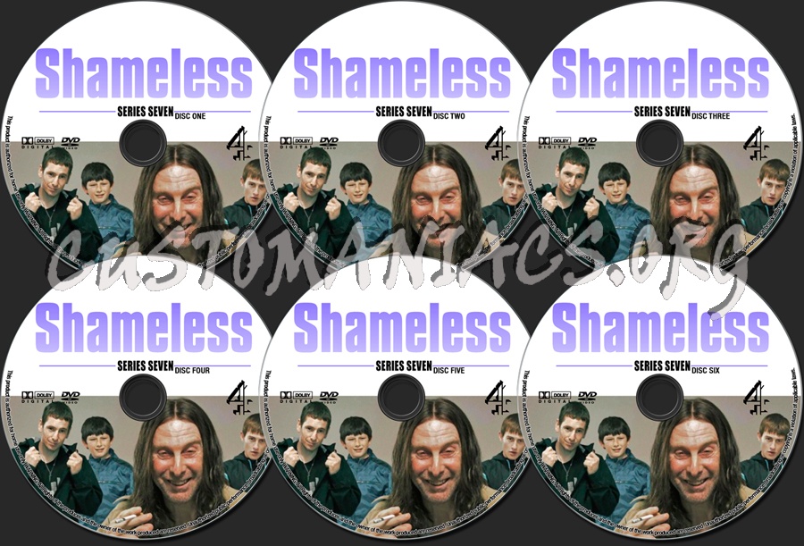 Shameless Season 7 dvd label