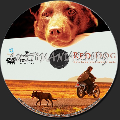 Red Dog dvd label