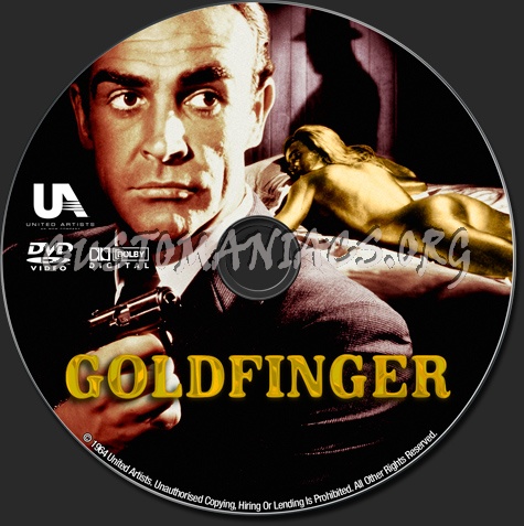 Goldfinger dvd label