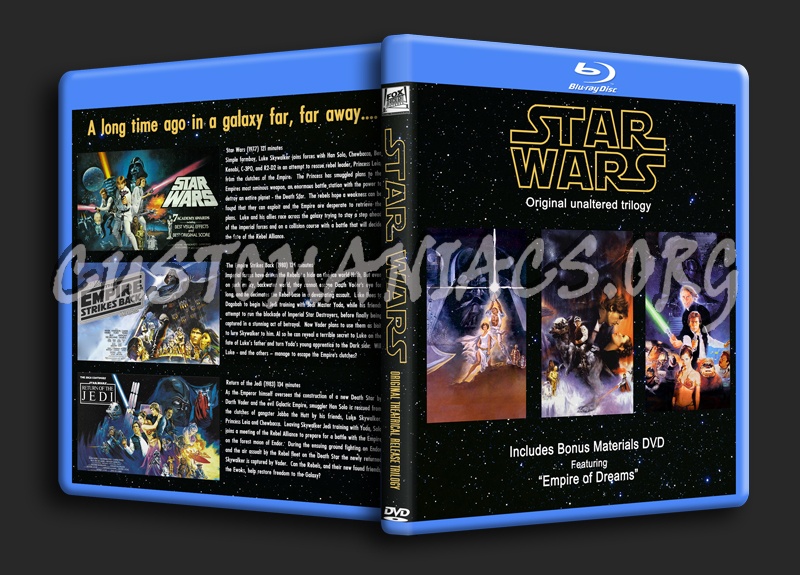 Star Wars (Original Trilogy Theatrical Cuts) blu-ray cover