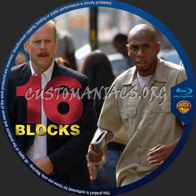 16 Blocks blu-ray label