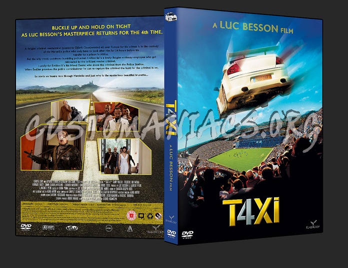 T4xi - Taxi 4 dvd cover