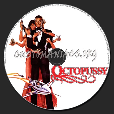 Octopussy blu-ray label