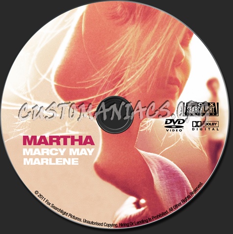 Martha Marcy May Marlene dvd label