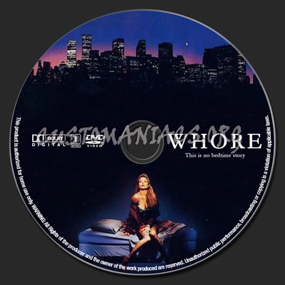 Whore dvd label