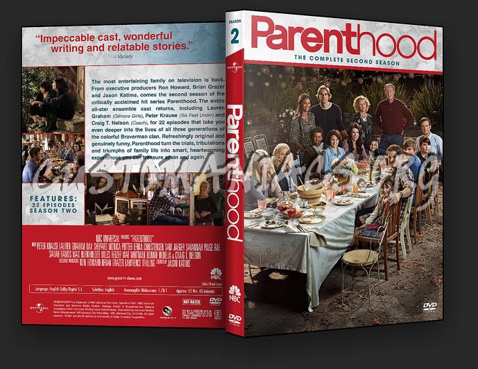 Parenthood Season 2 dvd cover