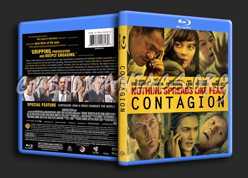 Contagion blu-ray cover