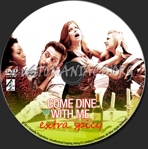 Come Dine with Me: Extra Spicy dvd label