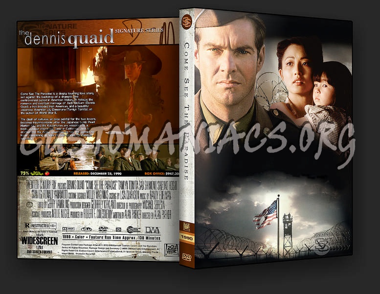 Come See the Paradise dvd cover