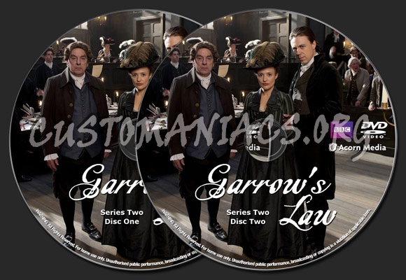 Garrow's Law Series Two dvd label