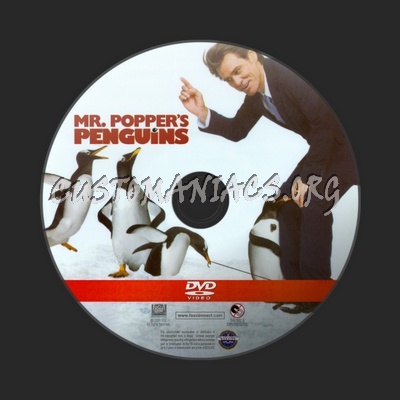 Mr. Popper's Penguins dvd label