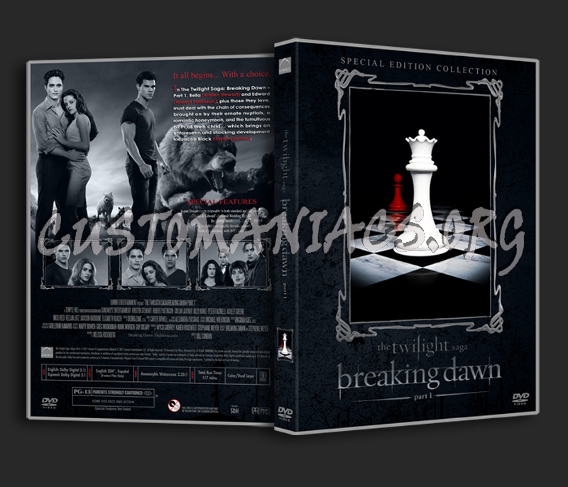 The Twilight Saga - Breaking Dawn Part 1 dvd cover