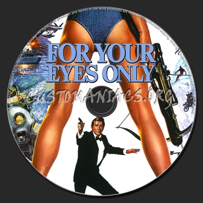 For Your Eyes Only blu-ray label