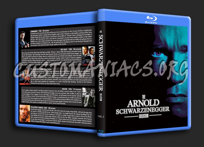 The Arnold Schwarzenegger Collection blu-ray cover