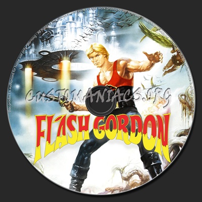 Flash Gordon blu-ray label