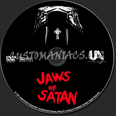 Jaws Of Satan dvd label