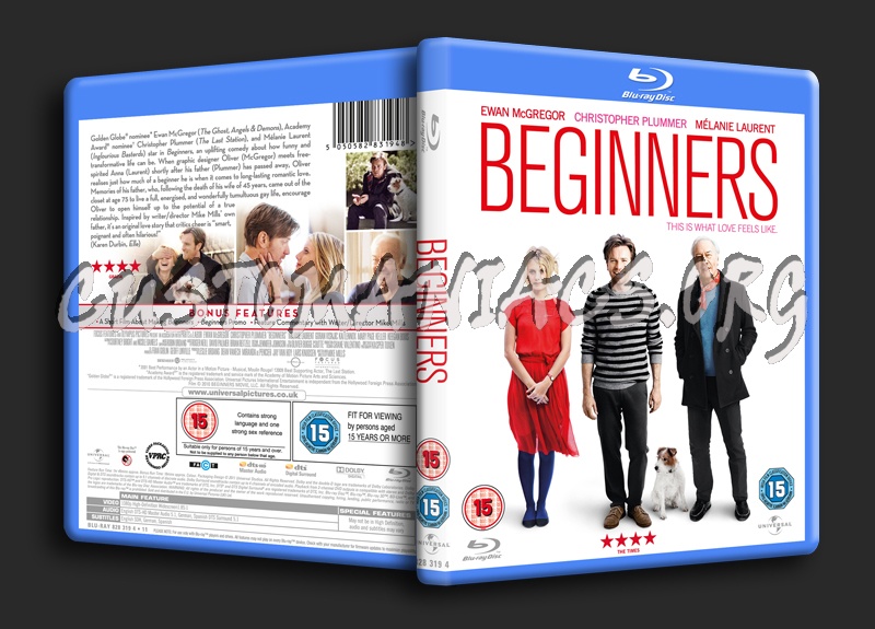 Beginners blu-ray cover