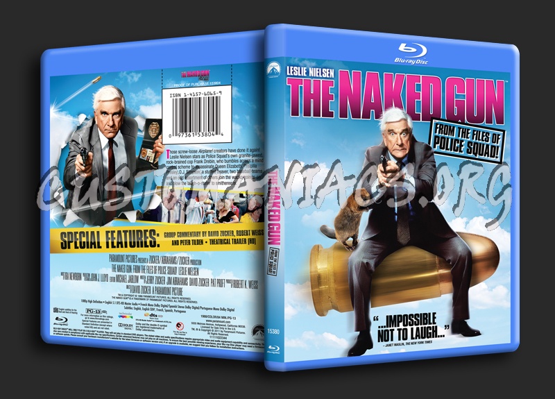 The Naked Gun: From the Files of Police Squad! blu-ray cover