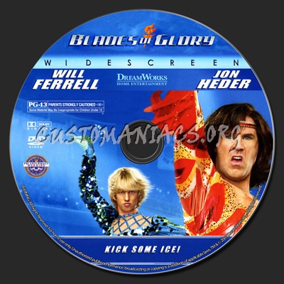 Blades Of Glory dvd label