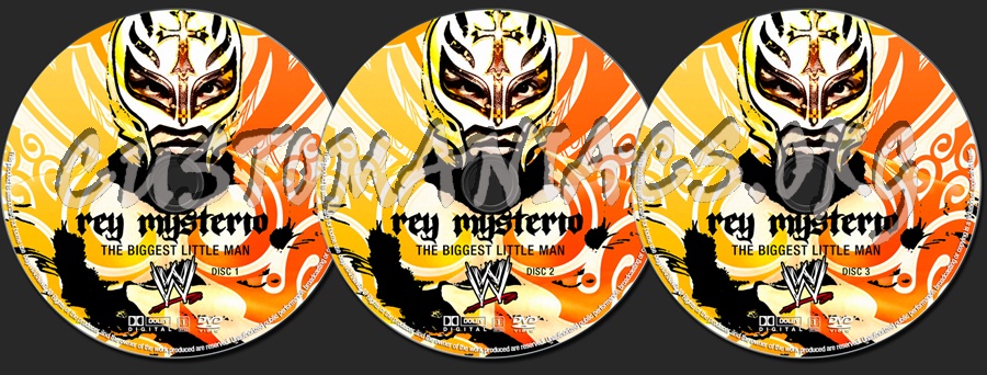 Rey Mysterio -  The Biggest Little Man dvd label