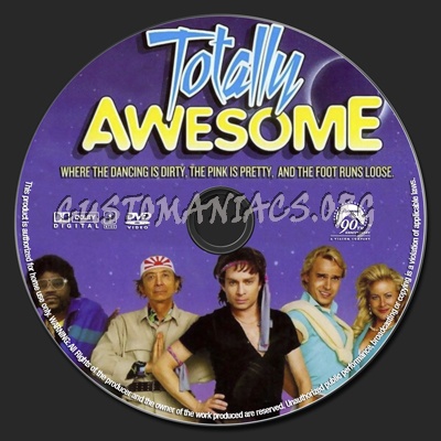Totally Awesome dvd label