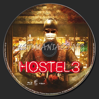 Hostel 3 blu-ray label