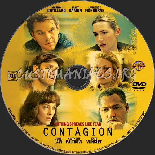 Contagion dvd label