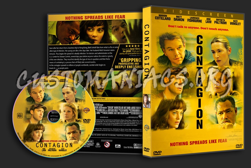 Contagion dvd cover