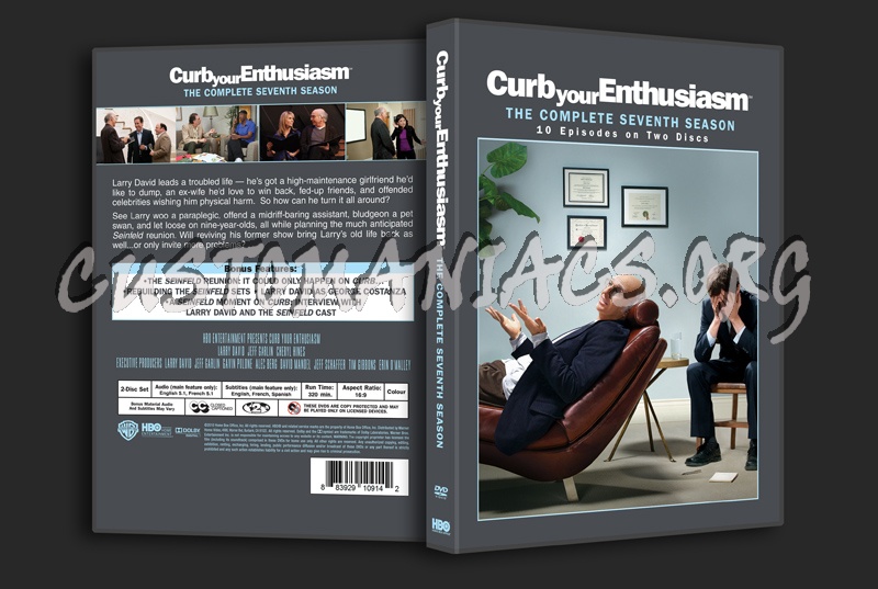 Curb Your Enthusiasm Season 7 dvd cover