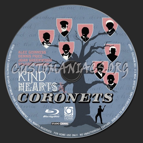 Kind Hearts & Coronets blu-ray label