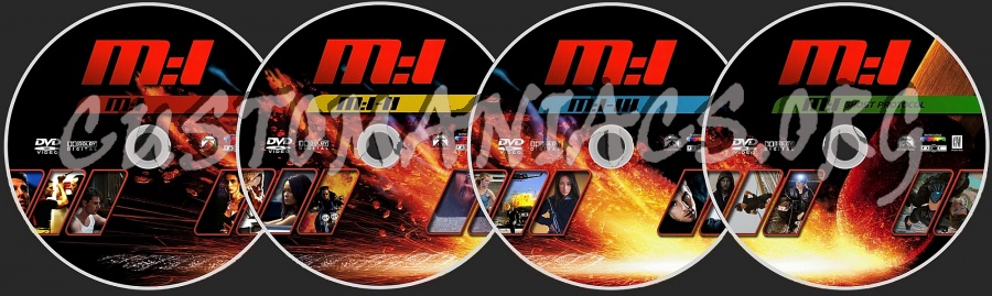 Mission Impossible Quadrilogy dvd label