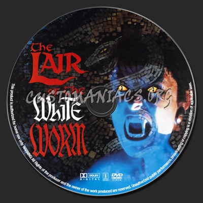 Lair Of The White Worm dvd label