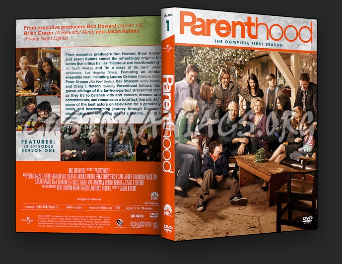 Parenthood Season 1 dvd cover